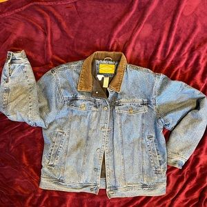Diamondback Work Wear Men’s Blue Jean Fleece Lined Corduroy collar size XL